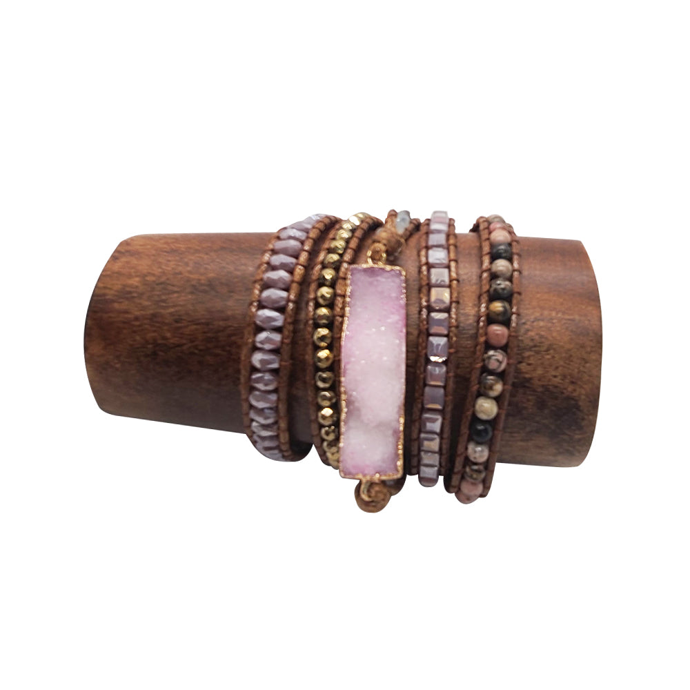 Amethyst – Handmade Wrap Bracelet