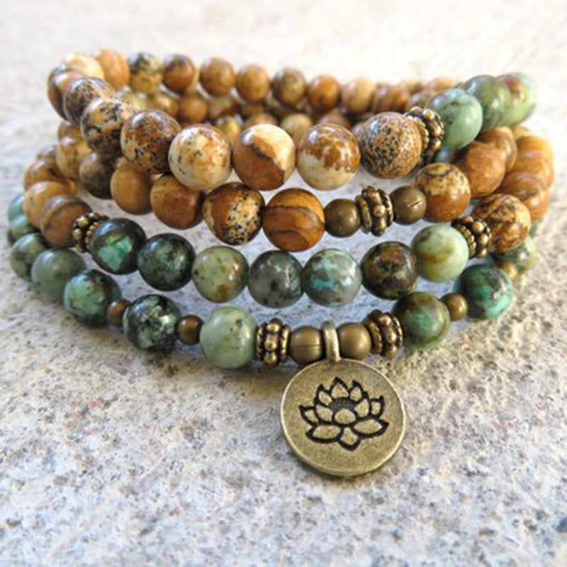 Lotus Flower Necklace & Wrap