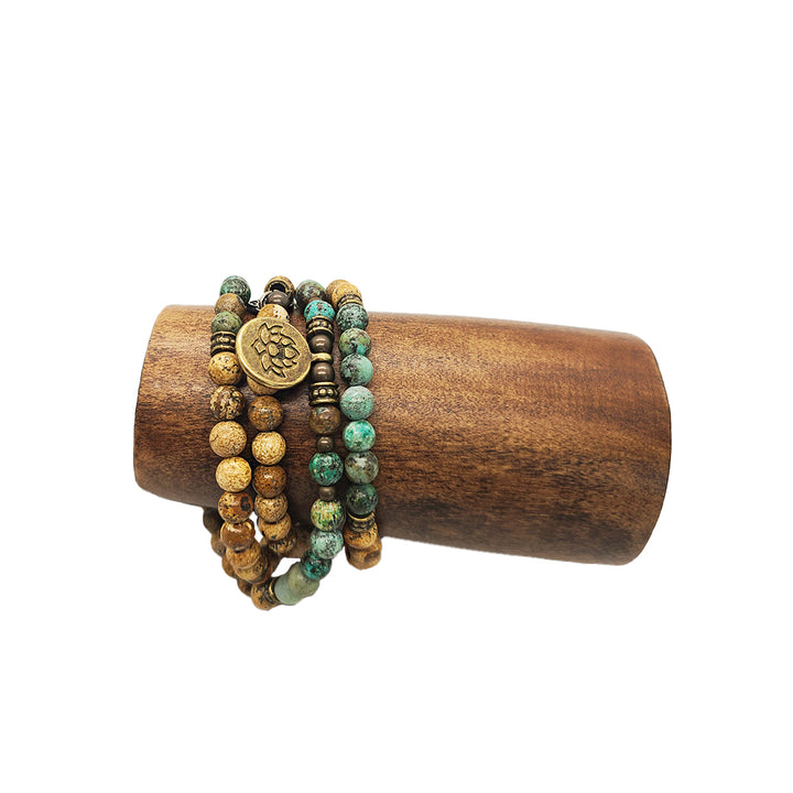 Lotus Flower Necklace & Wrap