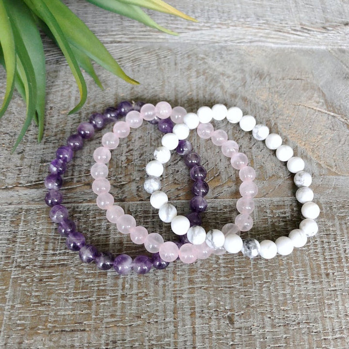 Ohm Stone Bracelet Set