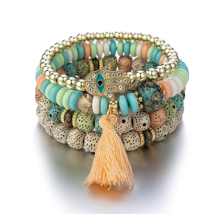 Hamsa Bohemia Bracelet Set