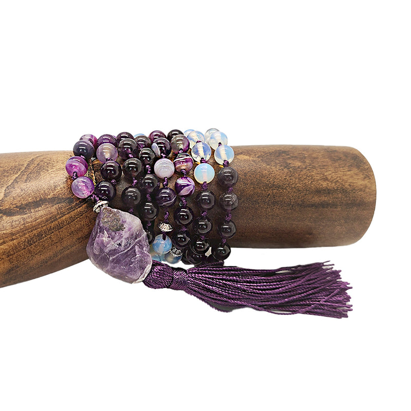 Raw Amethyst Pendant Wrap