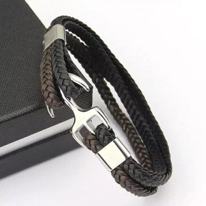 Seafarer Anchor Clasp Bracelet